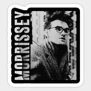 Morrissey // Vintage Distressed Sticker